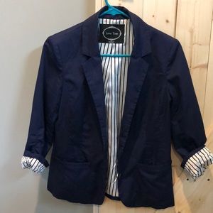 Navy blue blazer